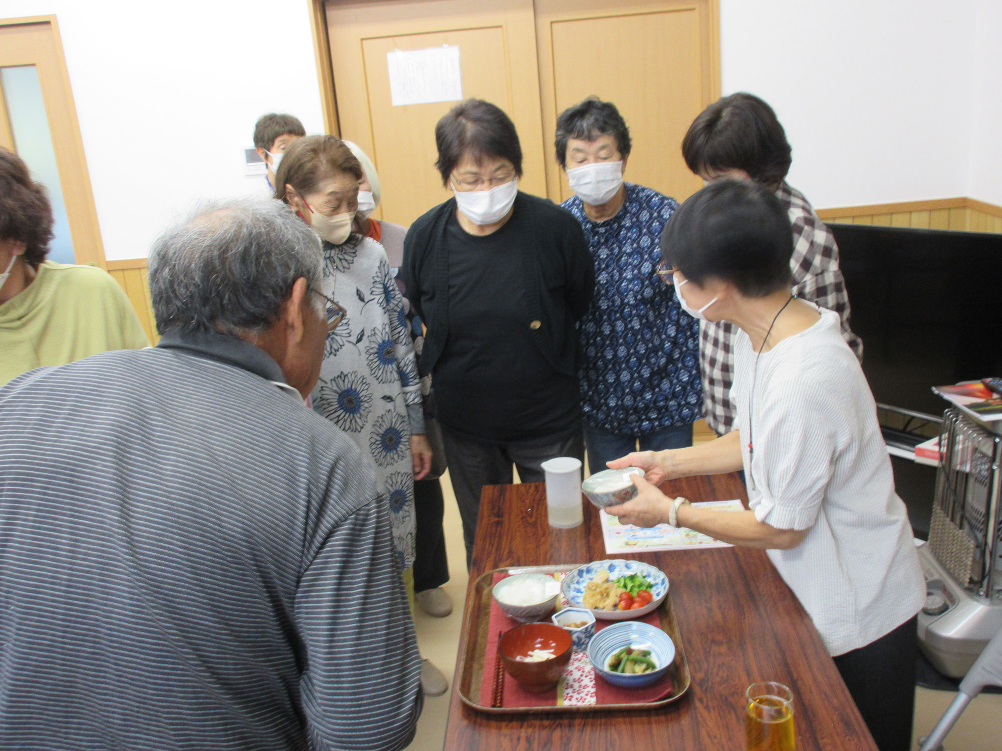 栄養改善教室もありました